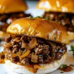 French Onion Beef Sloppy Joes