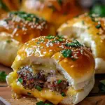 Garlic Parmesan Cheeseburger Bombs Recipe