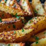 Baked Garlic Parmesan Potato Wedges