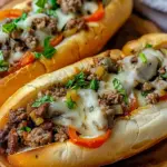 Ground Beef Philly Cheesesteaks
