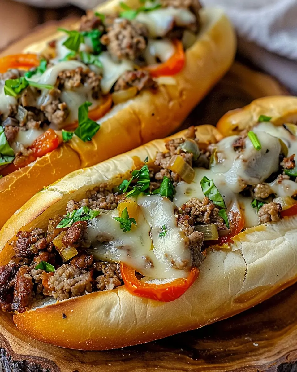 Ground Beef Philly Cheesesteaks: Juicy Comfort Food at Home