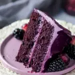 Blackberry Velvet Cake