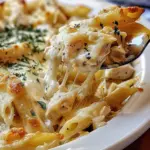 Chicken Alfredo Baked Ziti