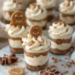No-Bake Gingerbread Cheesecake Cups