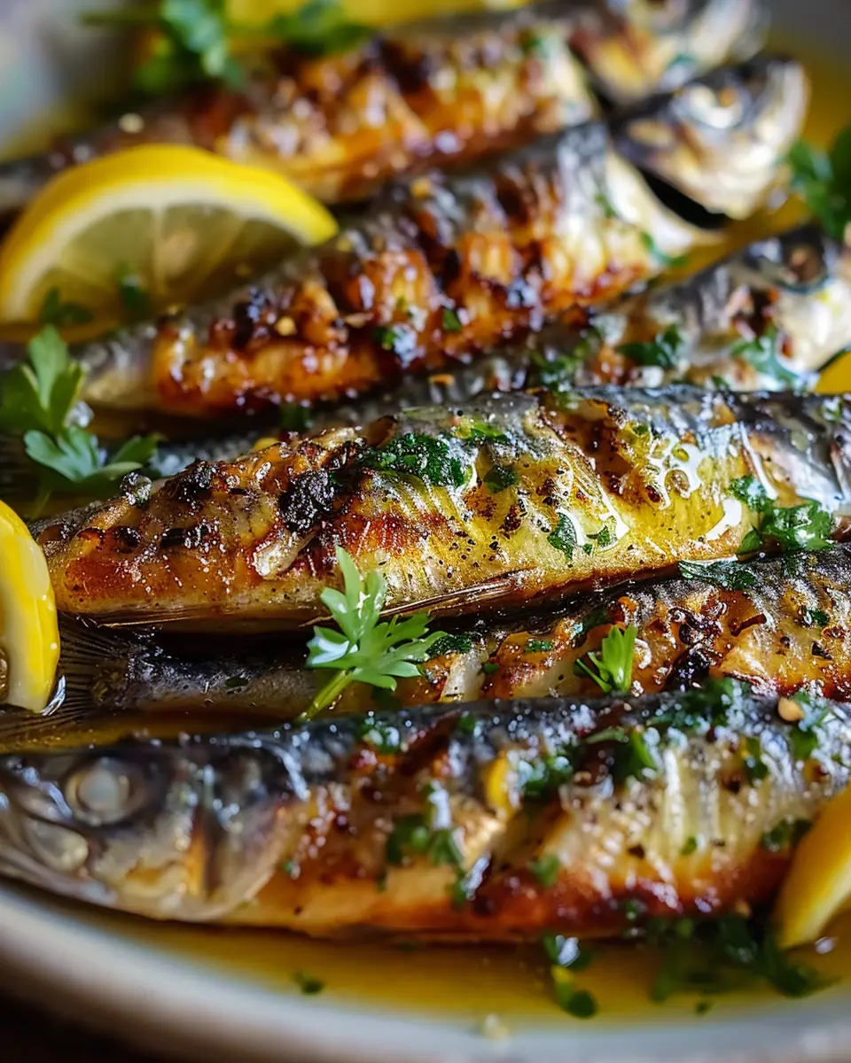 Pan-Fried Sardines: Easy Lemon Butter Drizzle Recipe at Home