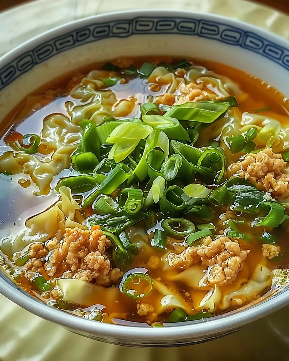 Egg Roll Soup Pot: Easy Comfort Food with Turkey Bacon and Chicken Ham