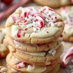 White Chocolate Candy Cane Cookies