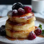 Fluffy Japanese Soufflé Pancakes