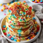 Fruity Pebble Pancakes for a Bright and Fun Morning