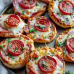 Mini Bagel Pizzas for School Lunch