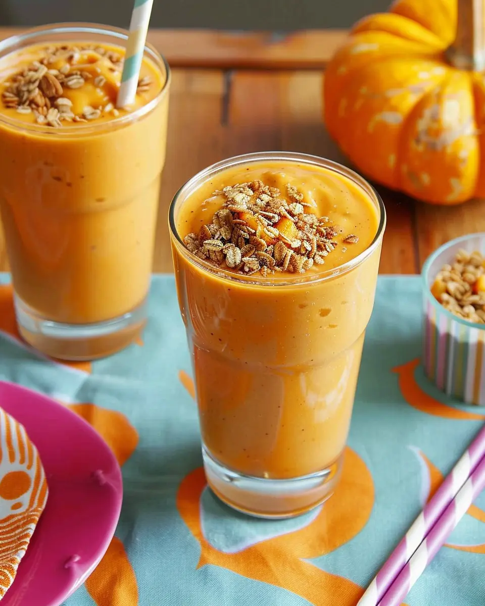 Pumpkin Smoothie: The Best Creamy Treat for Healthy Sip Lovers