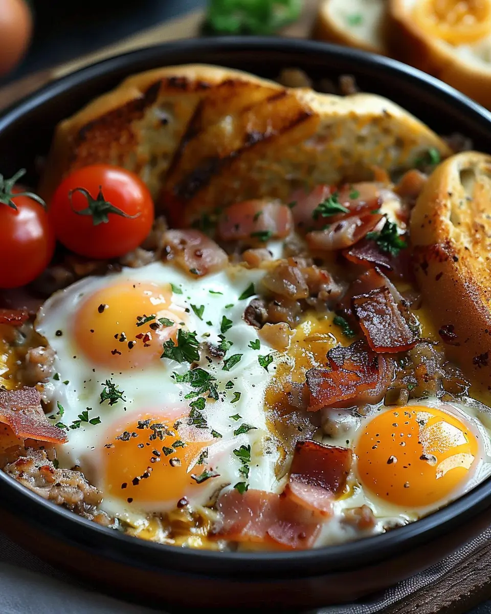 Mountain Man Crock Pot Breakfast: Easy Recipe with Turkey Bacon and Chicken Ham