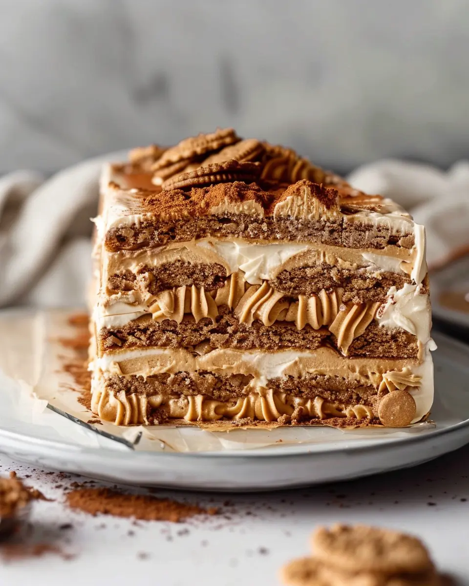 Cookie Butter Icebox Cake: The Best No-Bake Dessert Delight