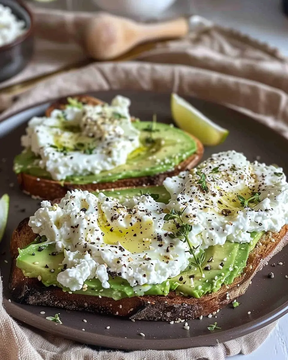 Creamy Cottage Cheese Avocado Toast: The Best Easy Breakfast Upgrade