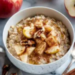 Crockpot Apple Cinnamon Oatmeal for Busy Mornings