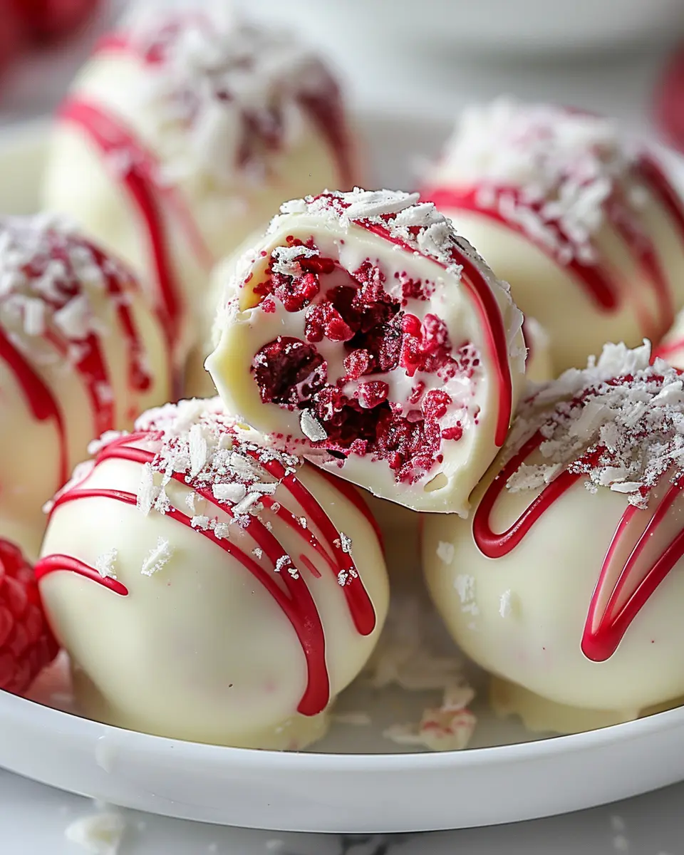 Decadent White Chocolate Raspberry Cheesecake Balls You Can’t Resist