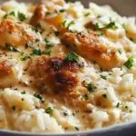 Quick and Easy Creamy Smothered Chicken and Rice