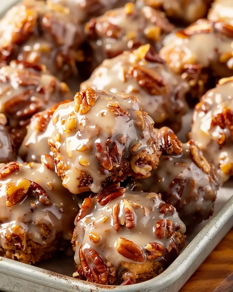 Pecan Crunch Glazed Bites: Indulgent Treats for Every Occasion