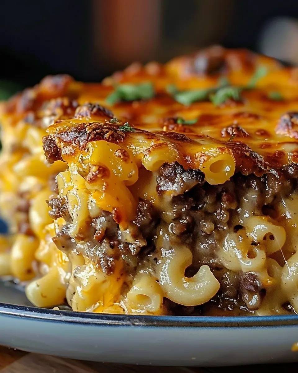 Mac and Cheese Meatloaf Casserole: Indulgent Comfort Food Delight