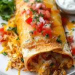 The Best Chicken Chimichangas