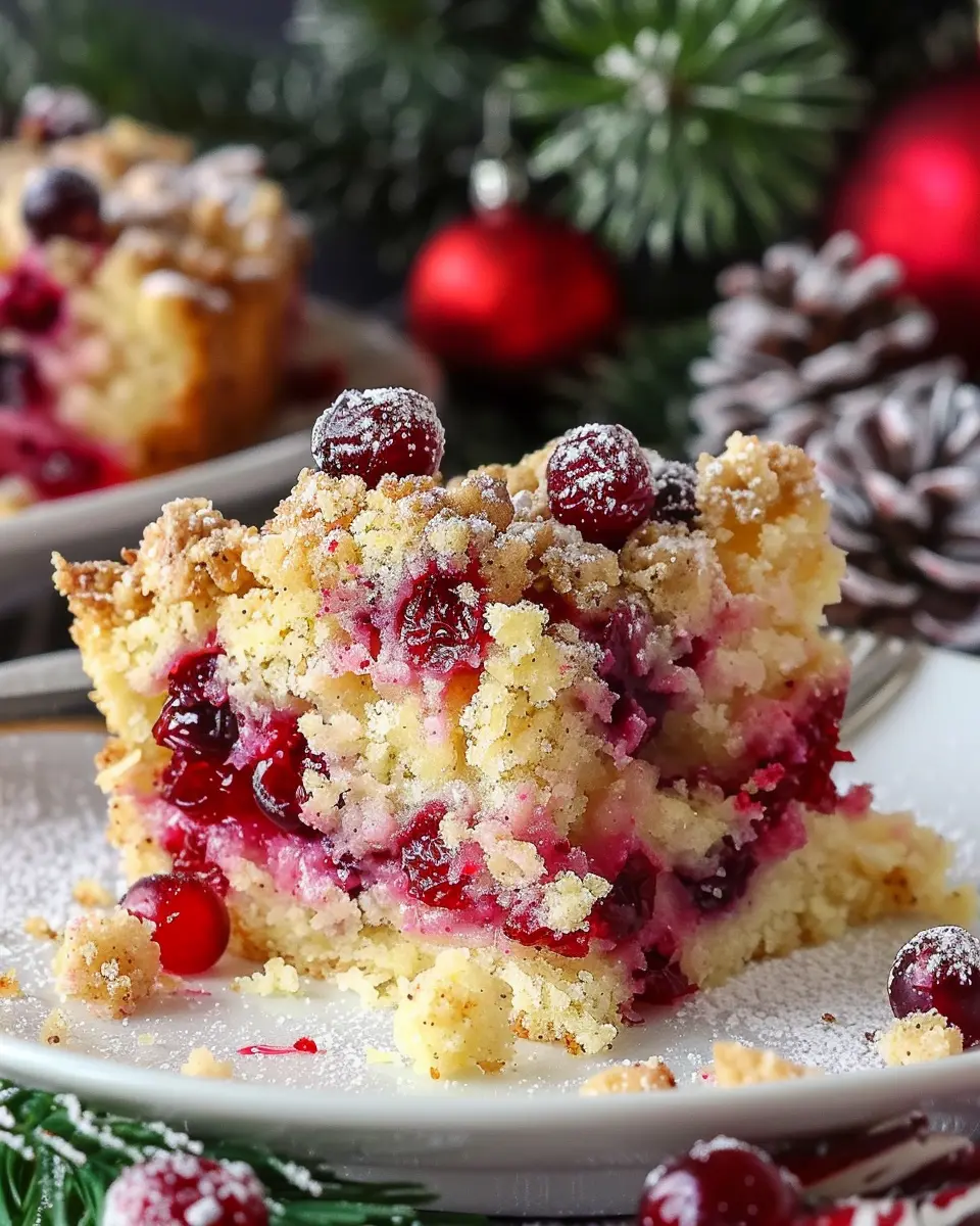 Christmas Cranberry Buckle: The Best Recipe with Sugar Cookie Streusel