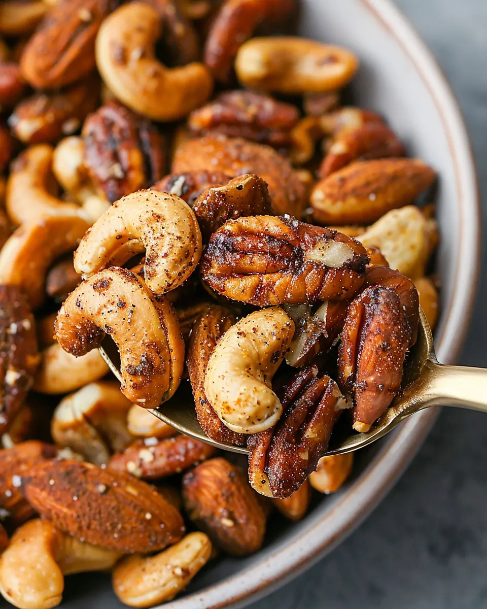 Savory Spiced Roasted Nuts: The Best Egg-Free Snack Recipe