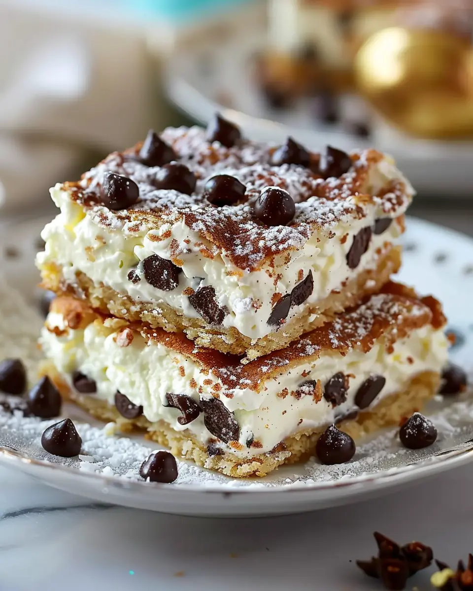 Classic Cannoli Squares: Easy Indulgence for Homemade Delight