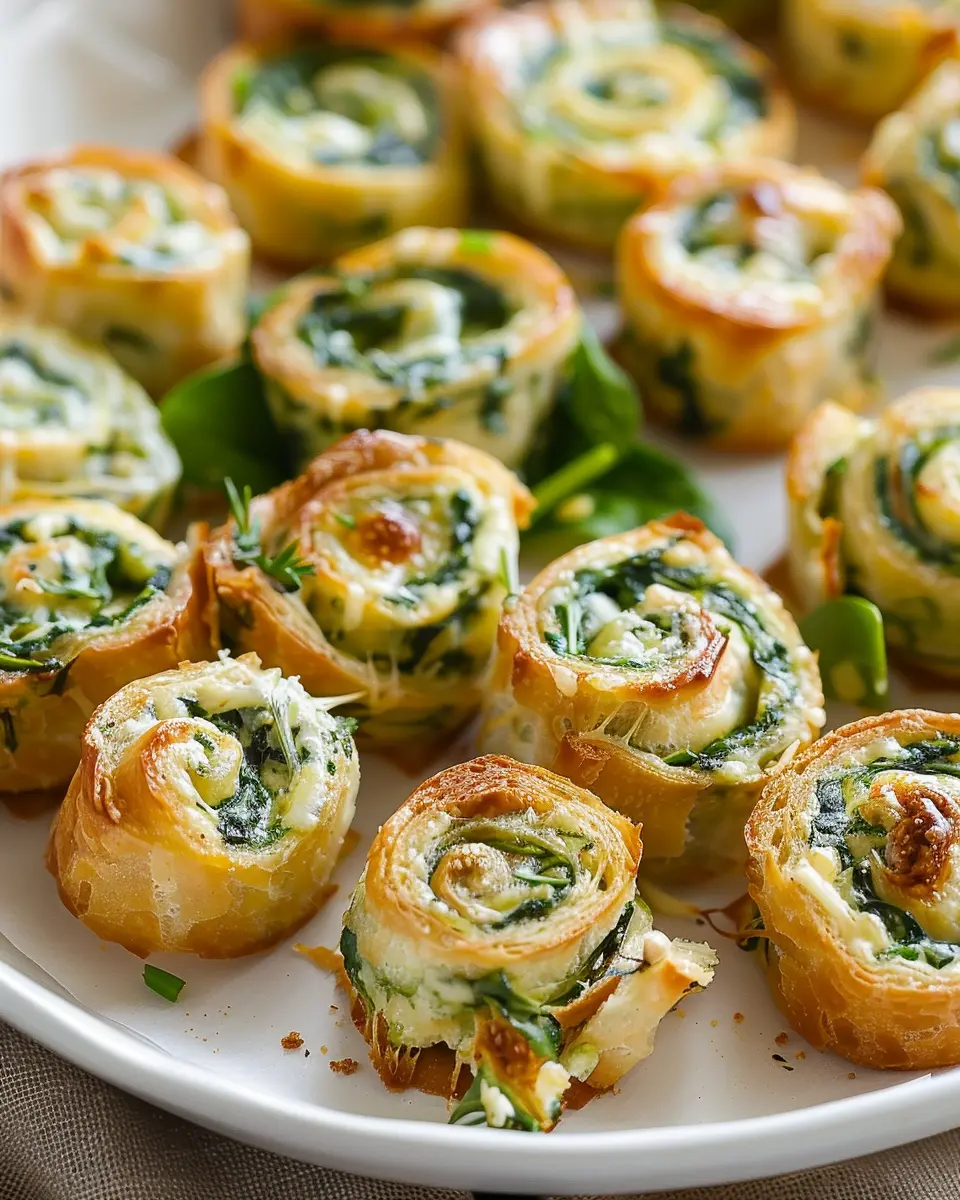 Spinach Dip in Bite-Sized Pinwheels: A Healthy Indulgence for All