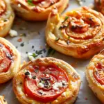 Tomato Feta Pinwheels