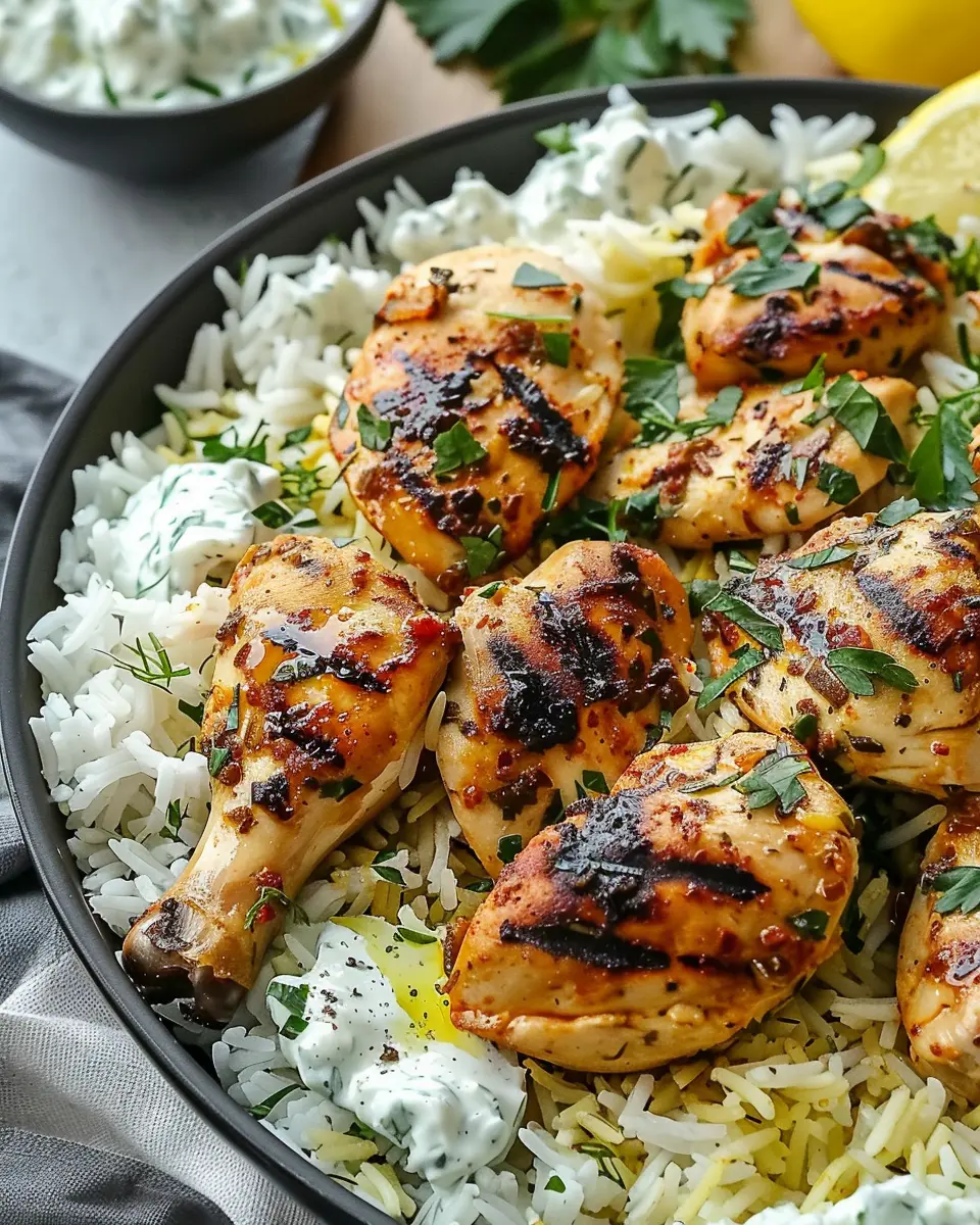 Dump and Bake Chicken Tzatziki Rice: Easy &amp; Flavor-Packed Delight