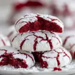 Red Velvet Crinkle Cookie