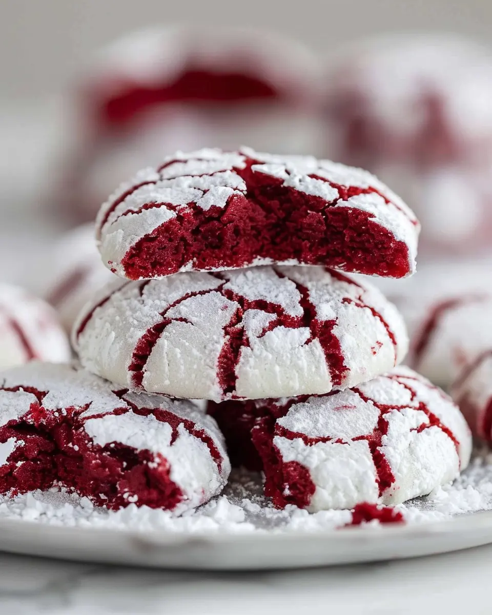 Red Velvet Crinkle Cookie: The Best Indulgent Treat for You
